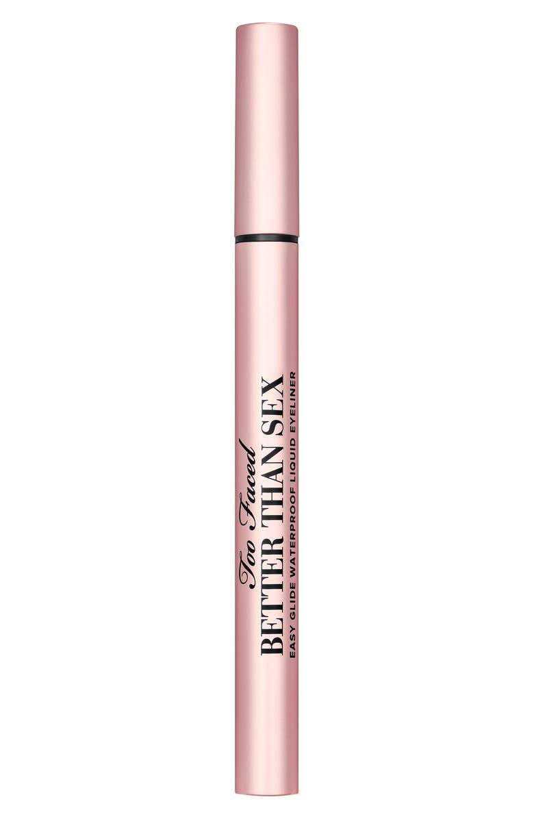 Too Faced Better Than Sex Waterproof Liquid Eyeliner, Alternate, color, Deepest Black