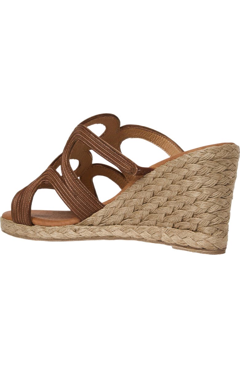 André Assous Neena Espadrille Wedge Sandal, Alternate, color, Cognac