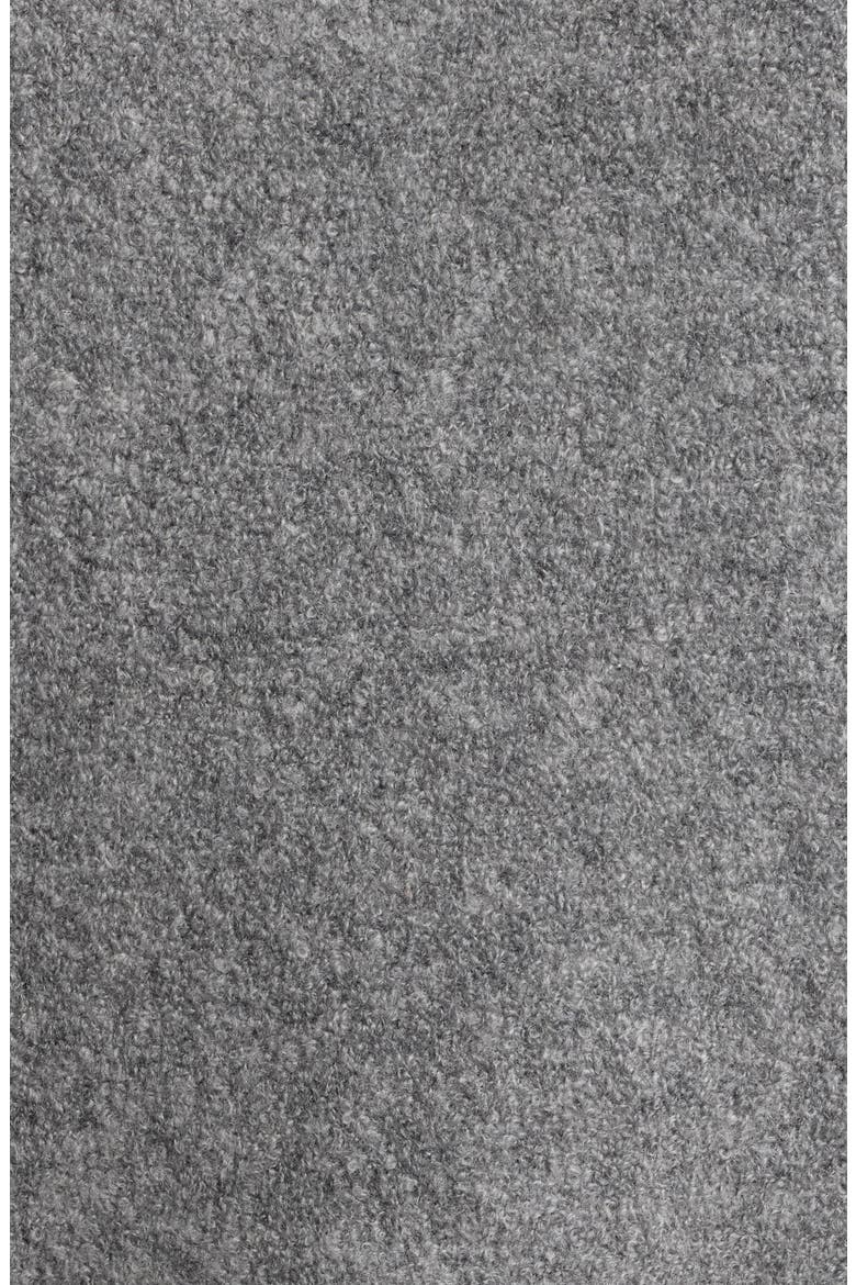 Boucle Quarter Zip Mock Neck Pullover, Alternate, color, GREY
