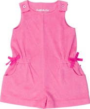 RuffleButts Kids' Neon Magenta Cover-Up Romper