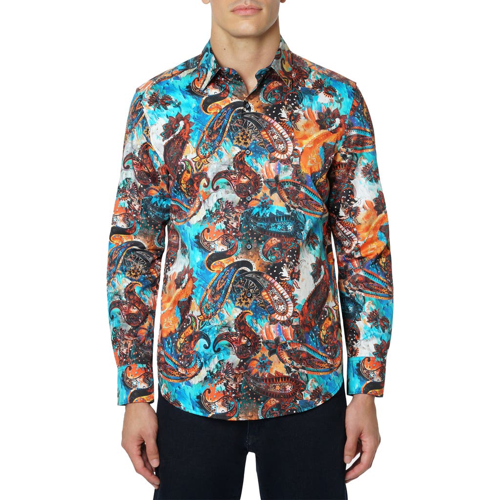 Robert Graham Molnar Long Sleeve Button Down Shirt In Multi