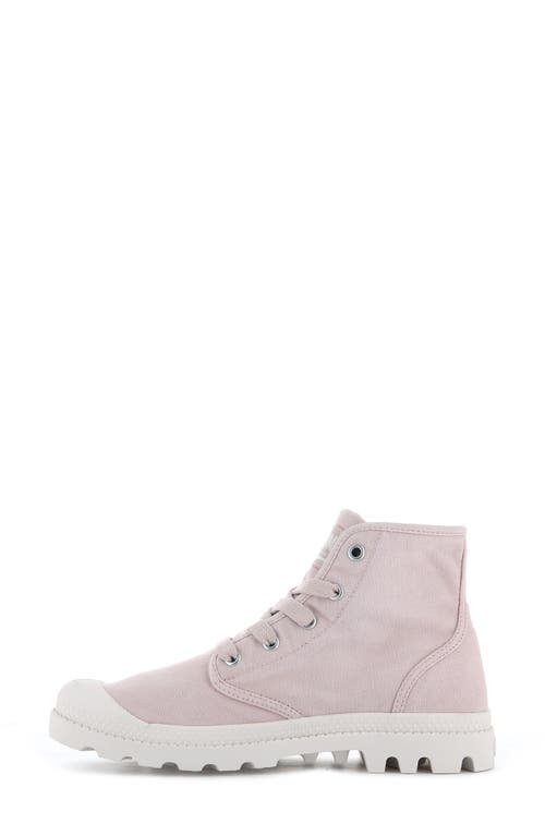 Palladium Pampa Hi Bootie In Rose Smoke/rose