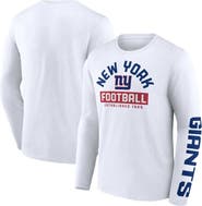 FANATICS Men's Fanatics Branded White New York Giants Long Sleeve T-Shirt