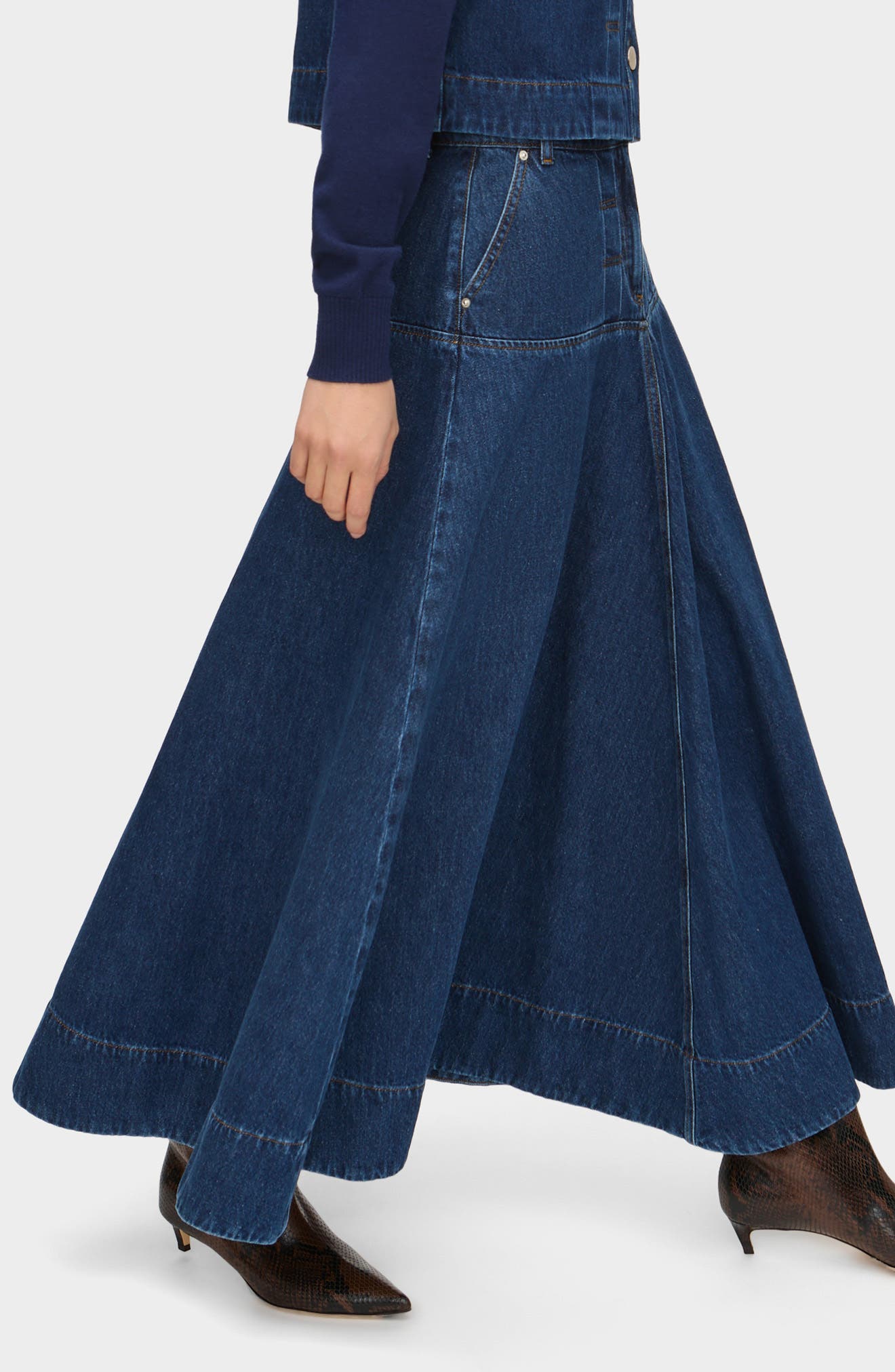 Liza Denim Maxi Skirt (Women) | Nordstrom