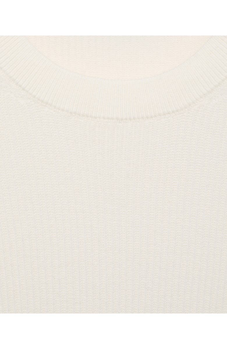 MANGO Rib Crewneck Sweater, Alternate, color,