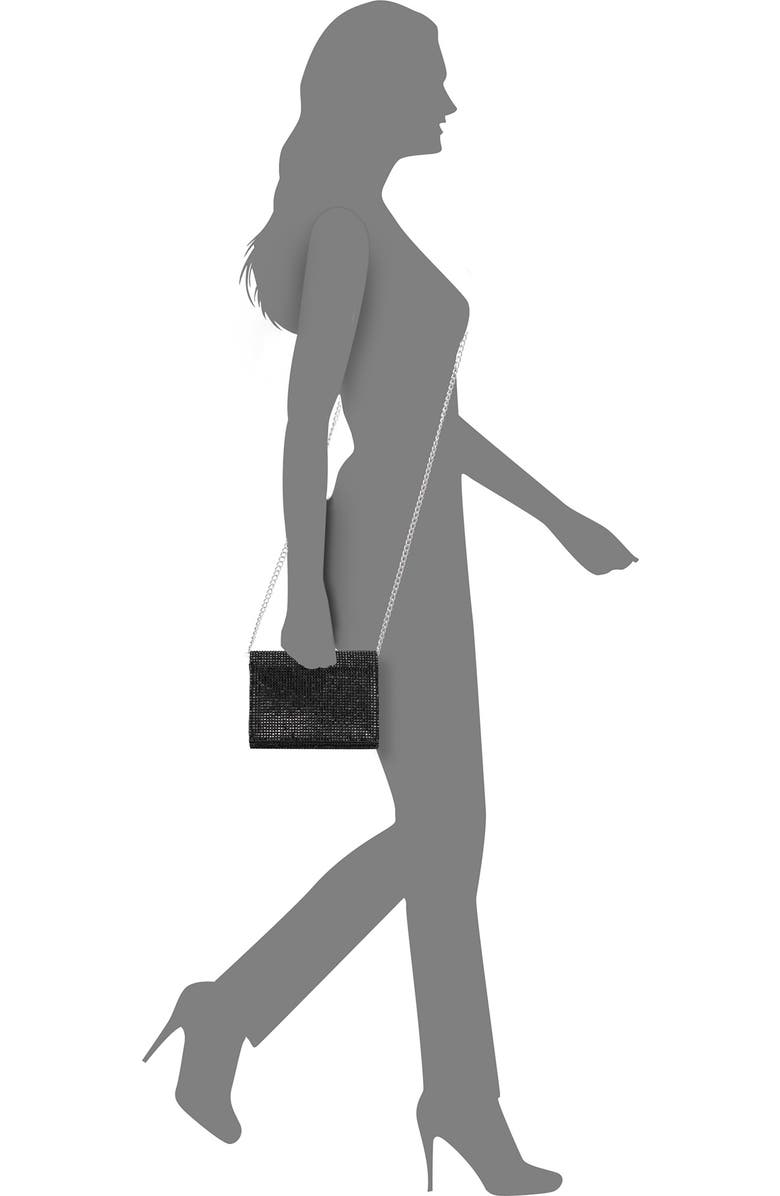 Nina Rhinestone Convertible Clutch, Alternate, color,