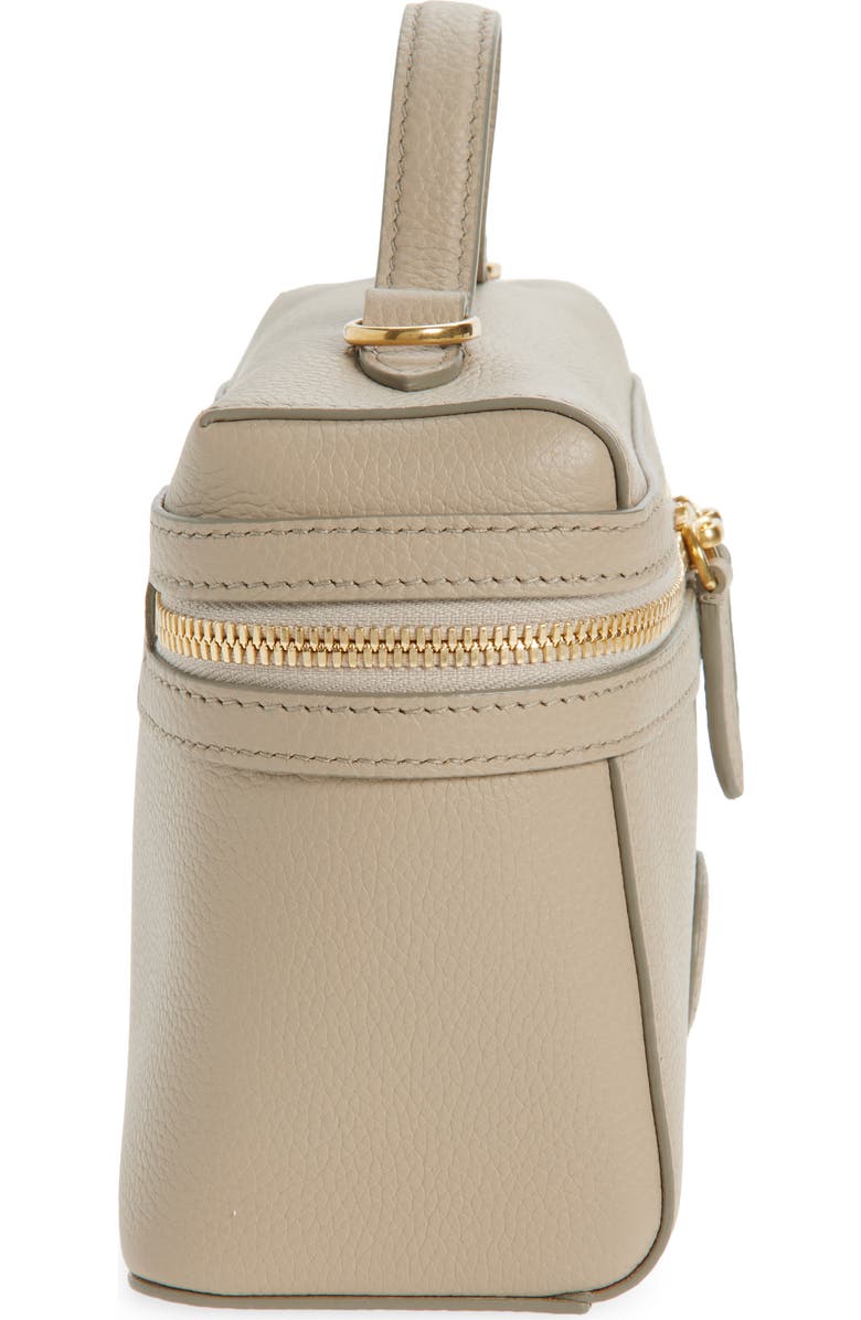 Burberry Bloomsbury Leather Vanity Bag, Alternate, color, Mushroom/ Mallow Pink