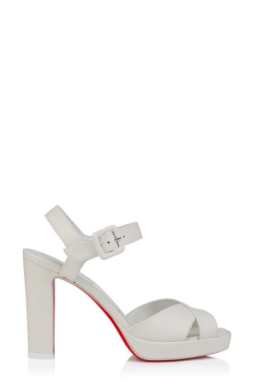 Christian Louboutin Cora Block Heel Sandal In Multi