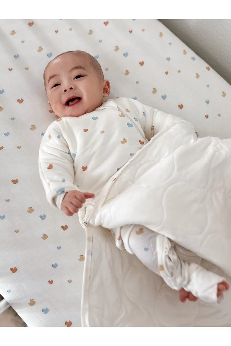 Long Sleeve Transitional Swaddle Sleep Bag, 0.5 TOG - Baby, Alternate, color, Ducks
