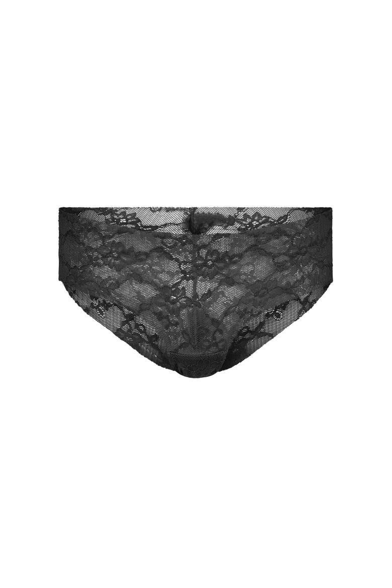 Raya Hipster Panties, Alternate, color, Black