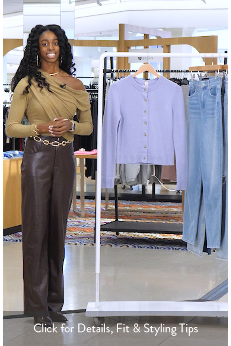 Signature Bluebell Wool & Cashmere Blend Cardigan video