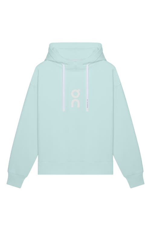 On Club Oversize Organic Cott Blend Hoodie In Flurry