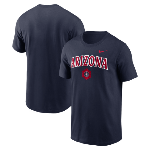 Men's Nike  Navy Arizona Wildcats Space Basketball T-Shirt