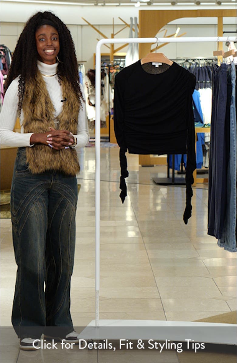 Tania Ruched Stretch Top, sales video thumbnail