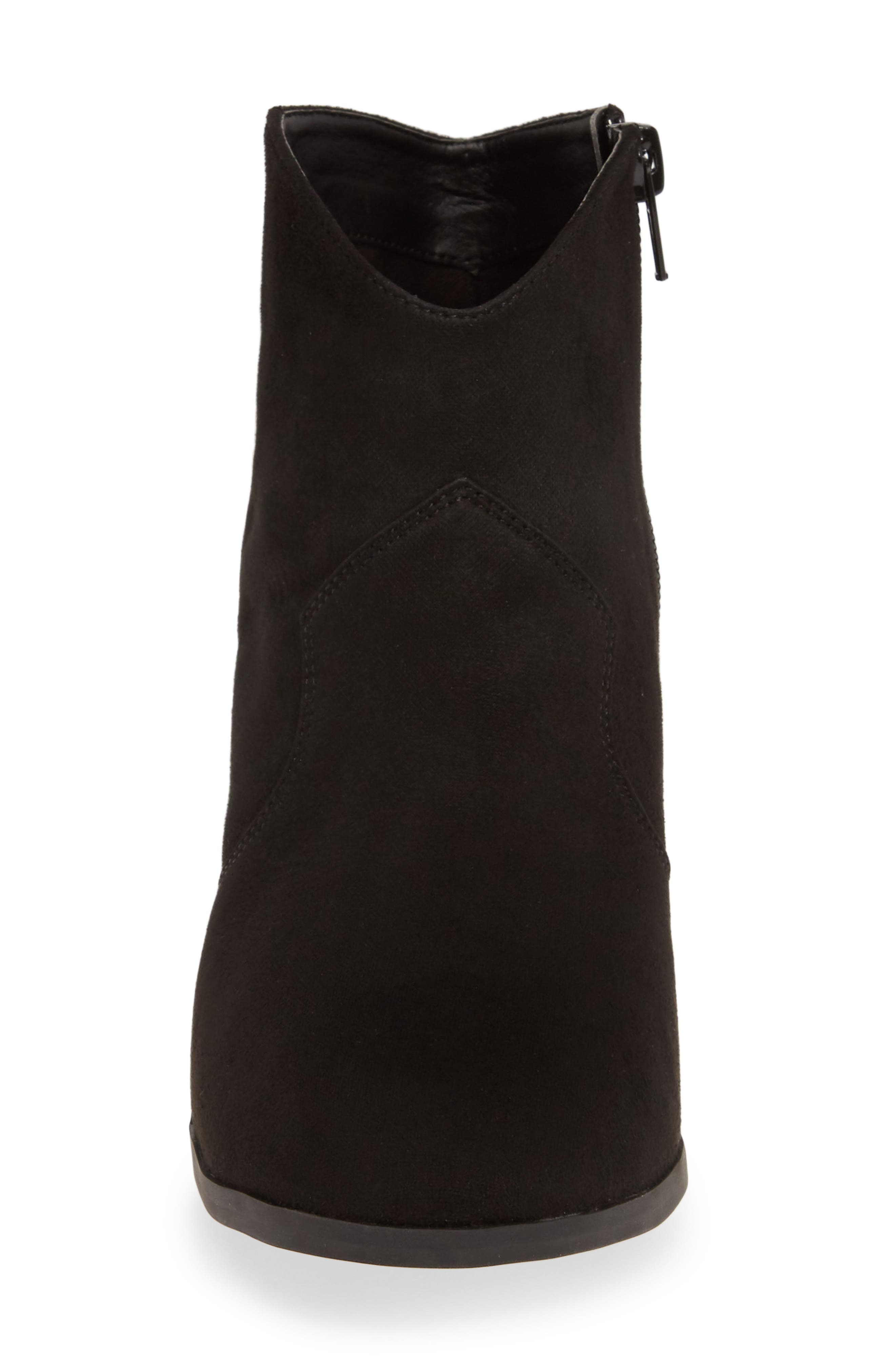 Nolly Bootie, Alternate, color, BLACK FAUX SUEDE
