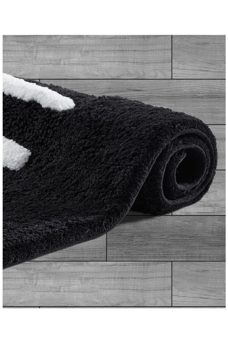 His & Hers 2-Piece Bath Mat Set, Alternate, color, BLACK
