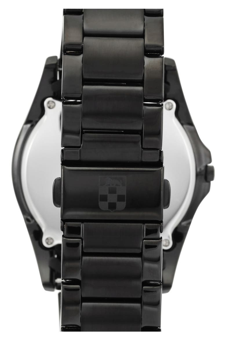 Chronograph Bracelet Watch, 42mm, Alternate, color, BLACK/ GREEN
