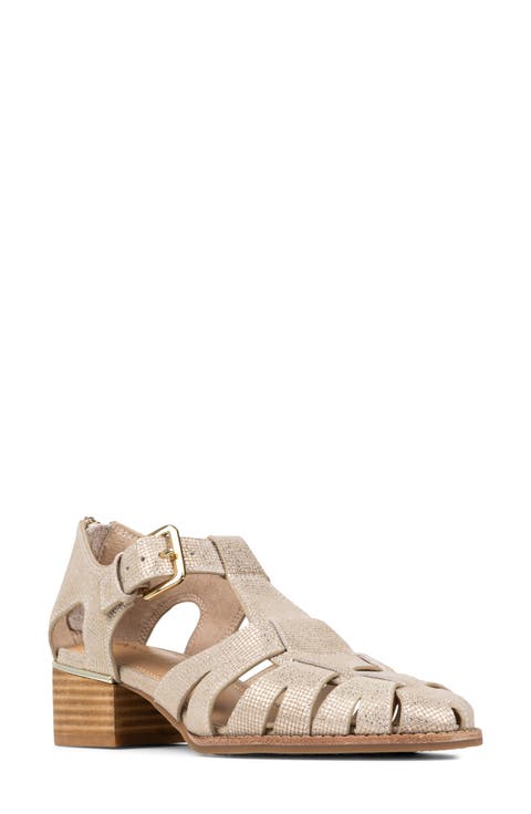 Back Zip Fisherman Sandal