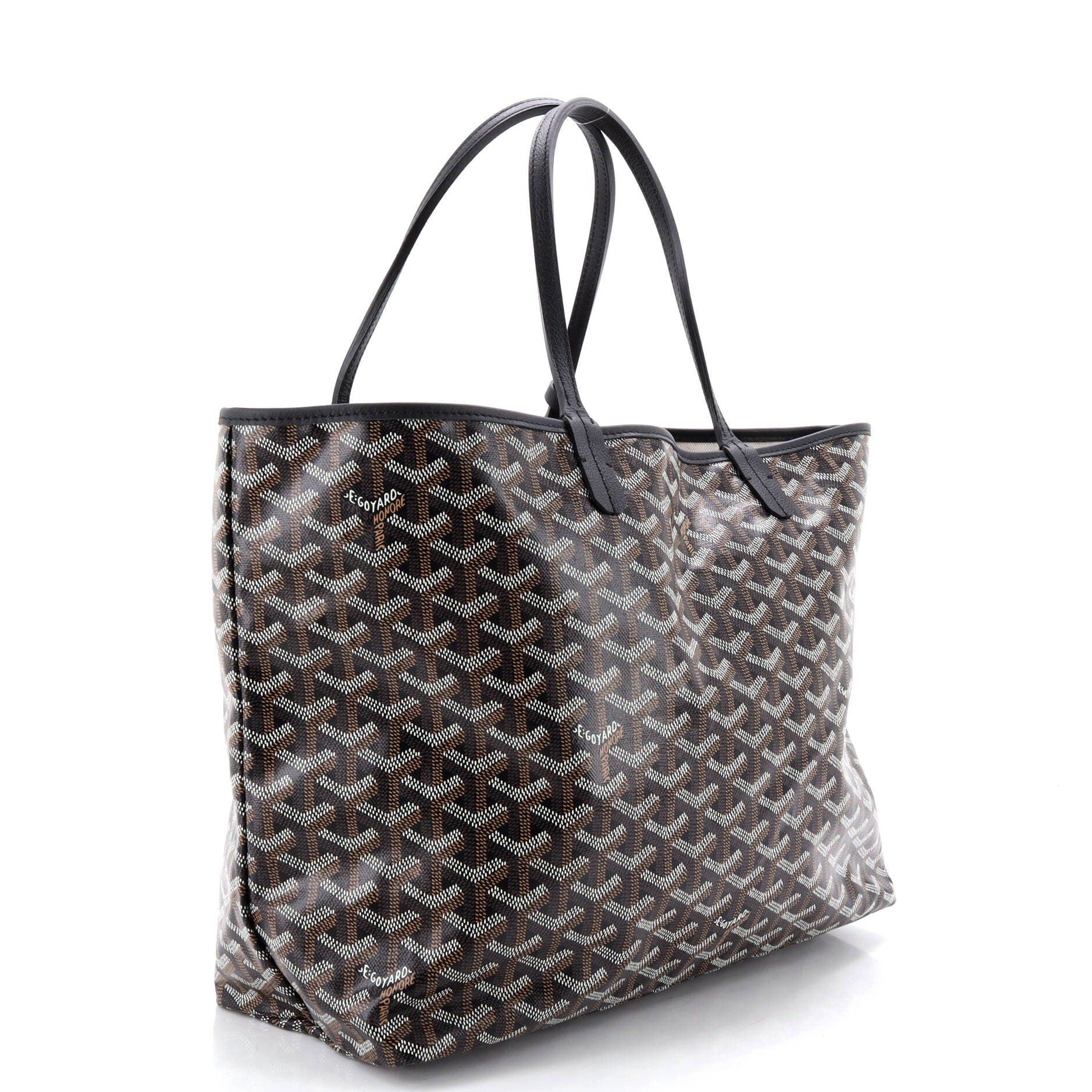 Saint Louis Tote Coated Canvas PM, Alternate, color, Black
