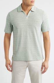 Johnston & Murphy Sedona Basketweave Knit Polo
