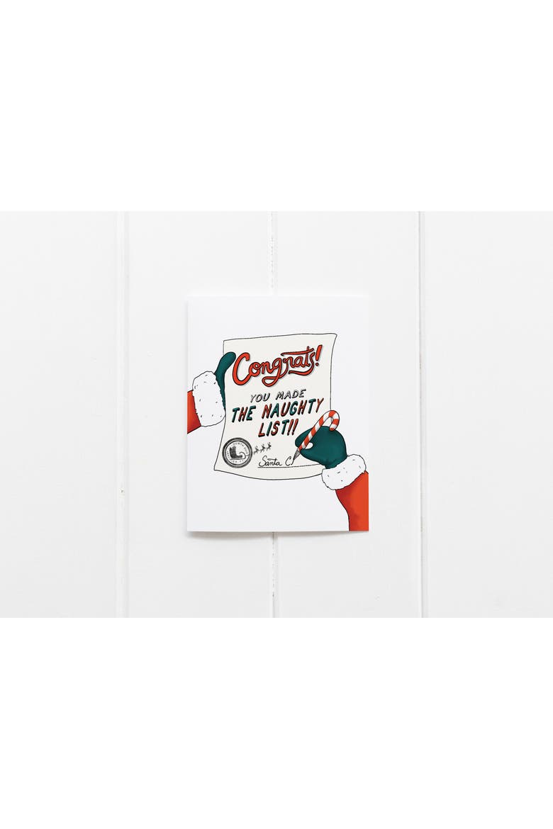 Holiday Winter Card Pack (3ct) The Naughty List, Alternate, color, Multi-Pack
