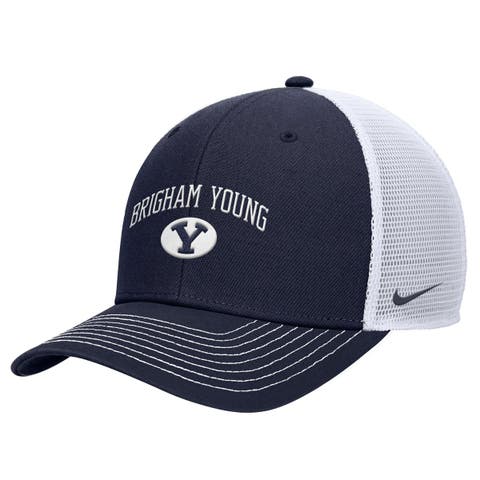 Men's Nike Navy BYU Cougars Rise Adjustable Trucker Hat