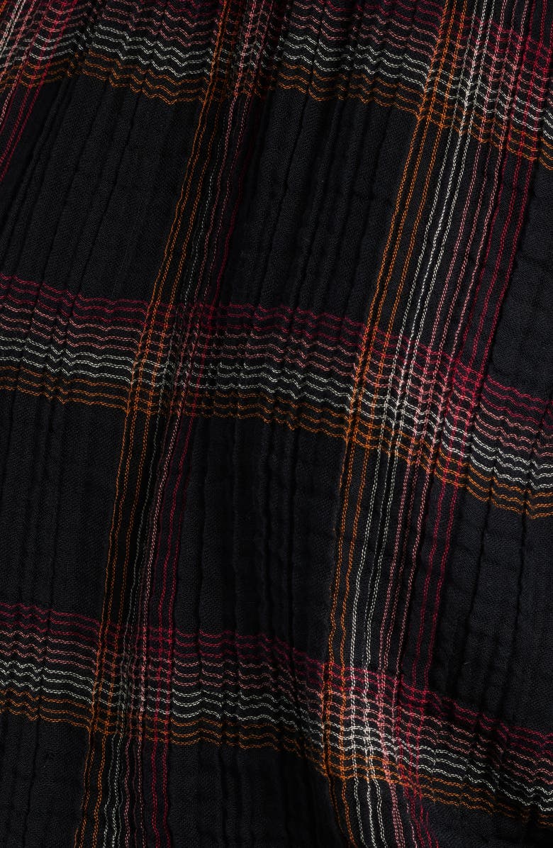 Cloth
Stone Elastic Shirred Top, Alternate, color, Autumn Sunset Plaid