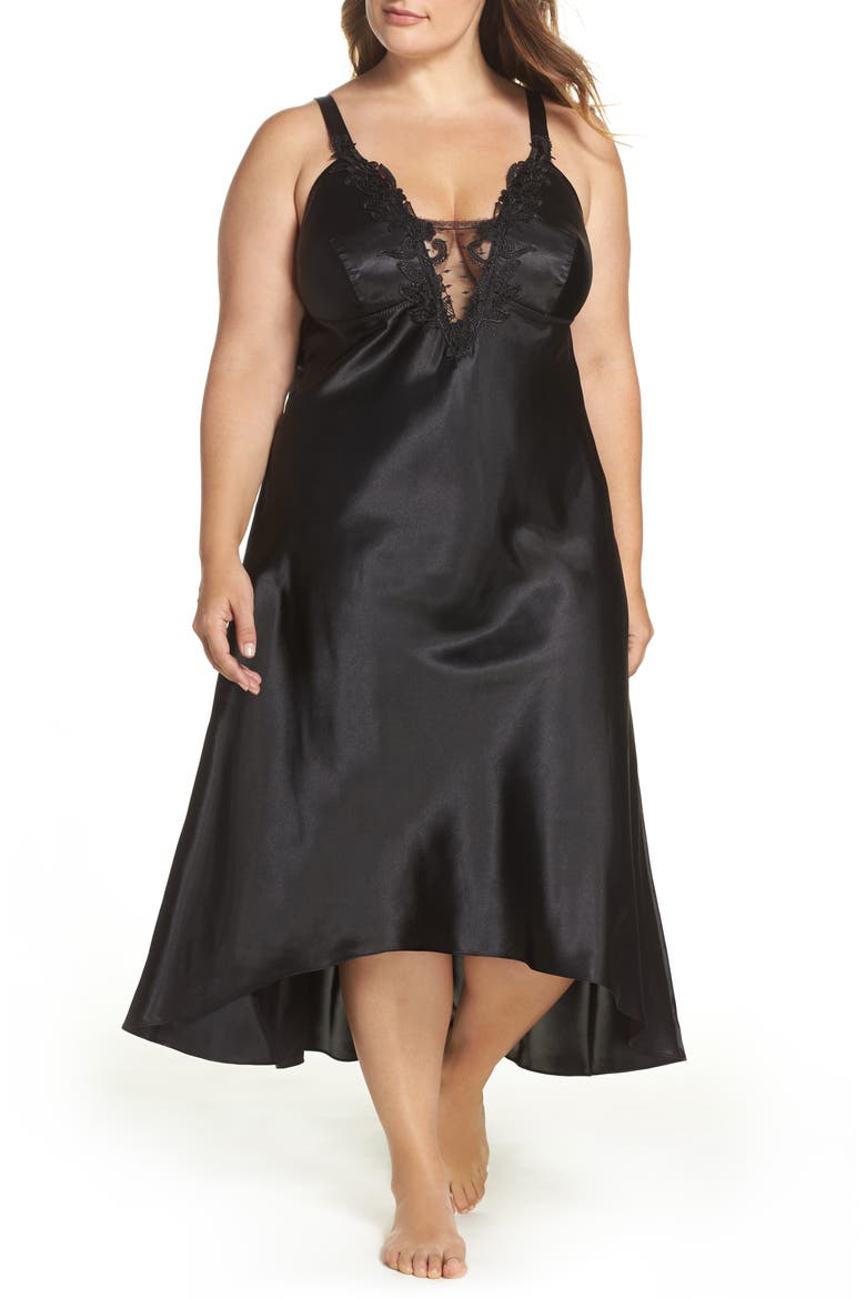 Stella Nightgown, Main, color, BLACK