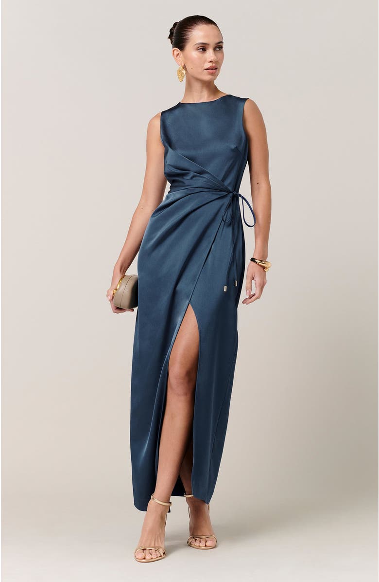 SAVEL Shona Midi Dress, Alternate, color, Deep Blue