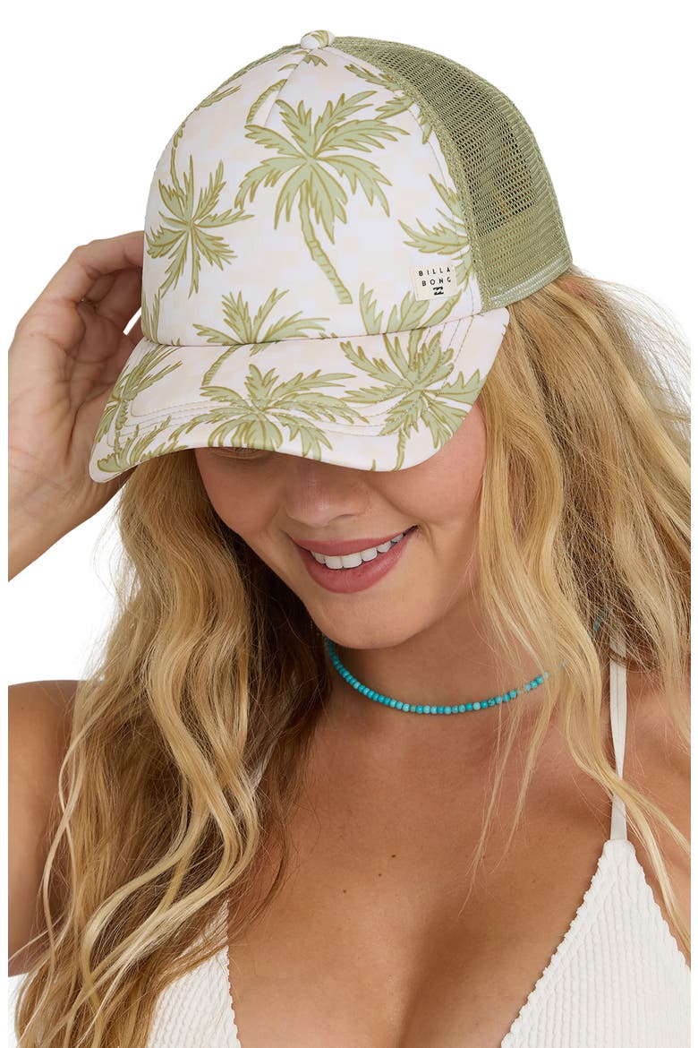 Heritage Mash-Up Trucker Hat, Alternate, color, CACTUS