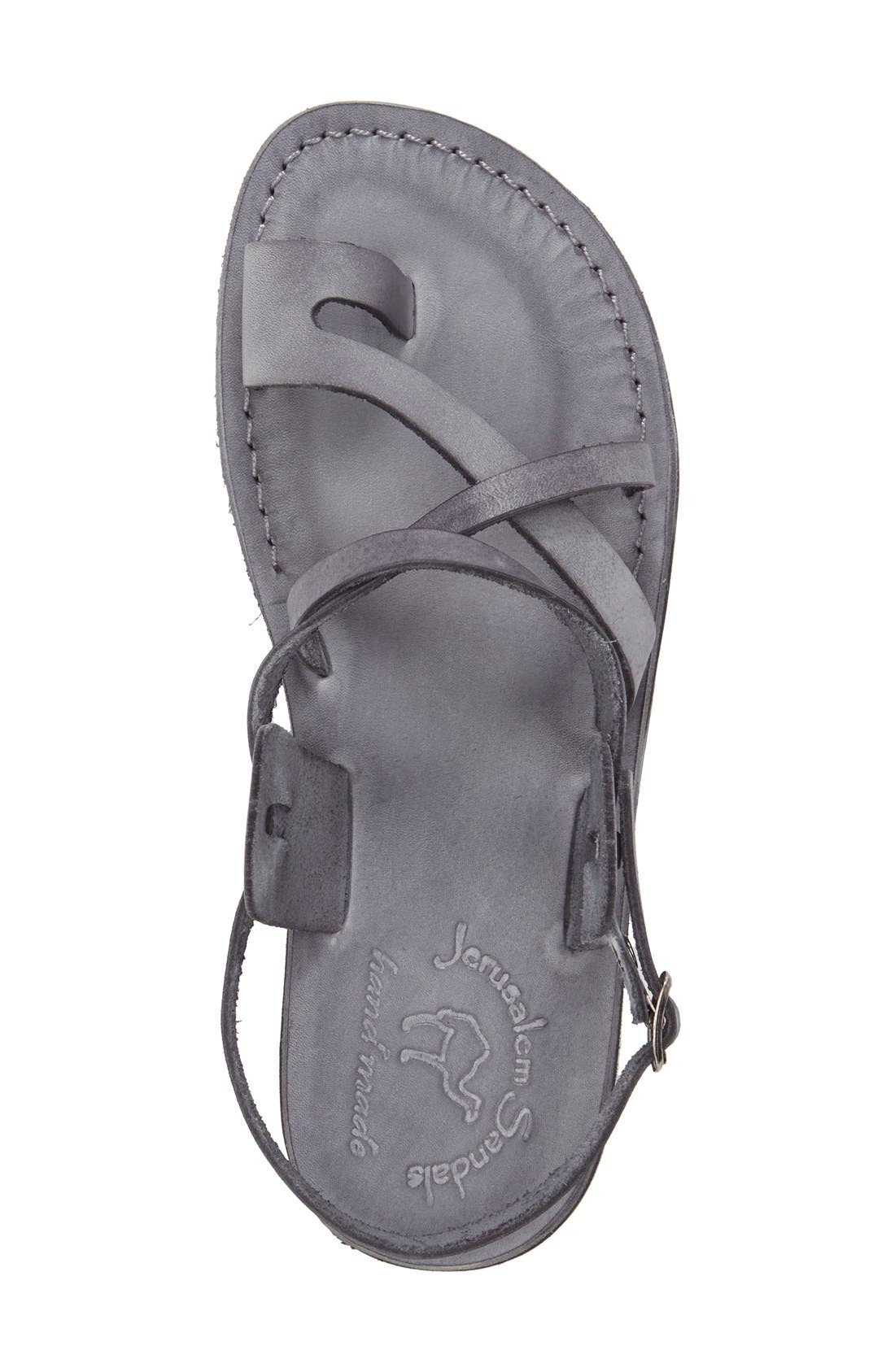 Jerusalem Sandals 'The Good Shepherd' Leather Sandal, Alternate, color, 
