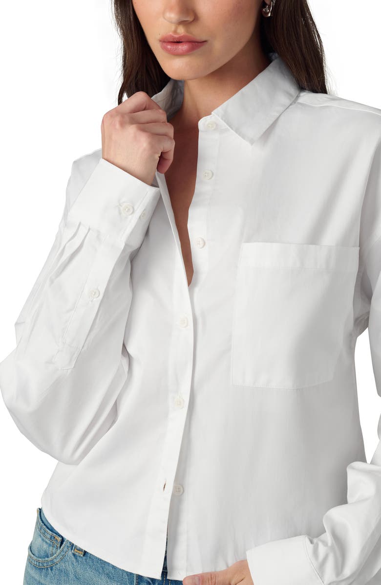 Joe's The Crop Boyfriend Button-Up Shirt, Alternate, color,