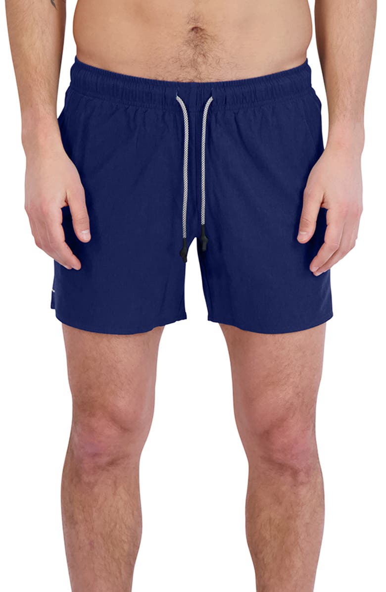 Goodlife StretchTex Volley Swim Shorts, Main, color, Goodlife Navy