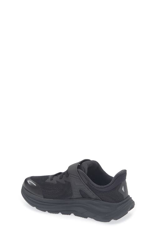 Hoka Kids' Clifton 10 Running Sneaker In Black