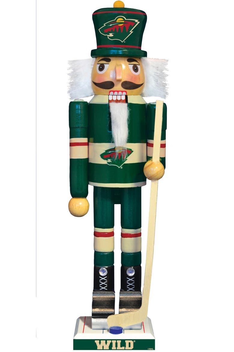 Minnesota Wild Collectible Nutcracker, Main, color, Multicolor