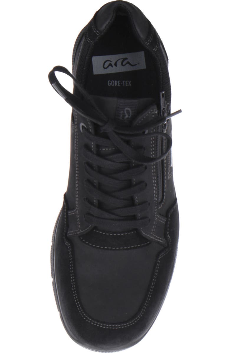 ara Bartosz Gore-Tex<sup>®</sup> Sneaker, Alternate, color, Black Leather/ Nubuck