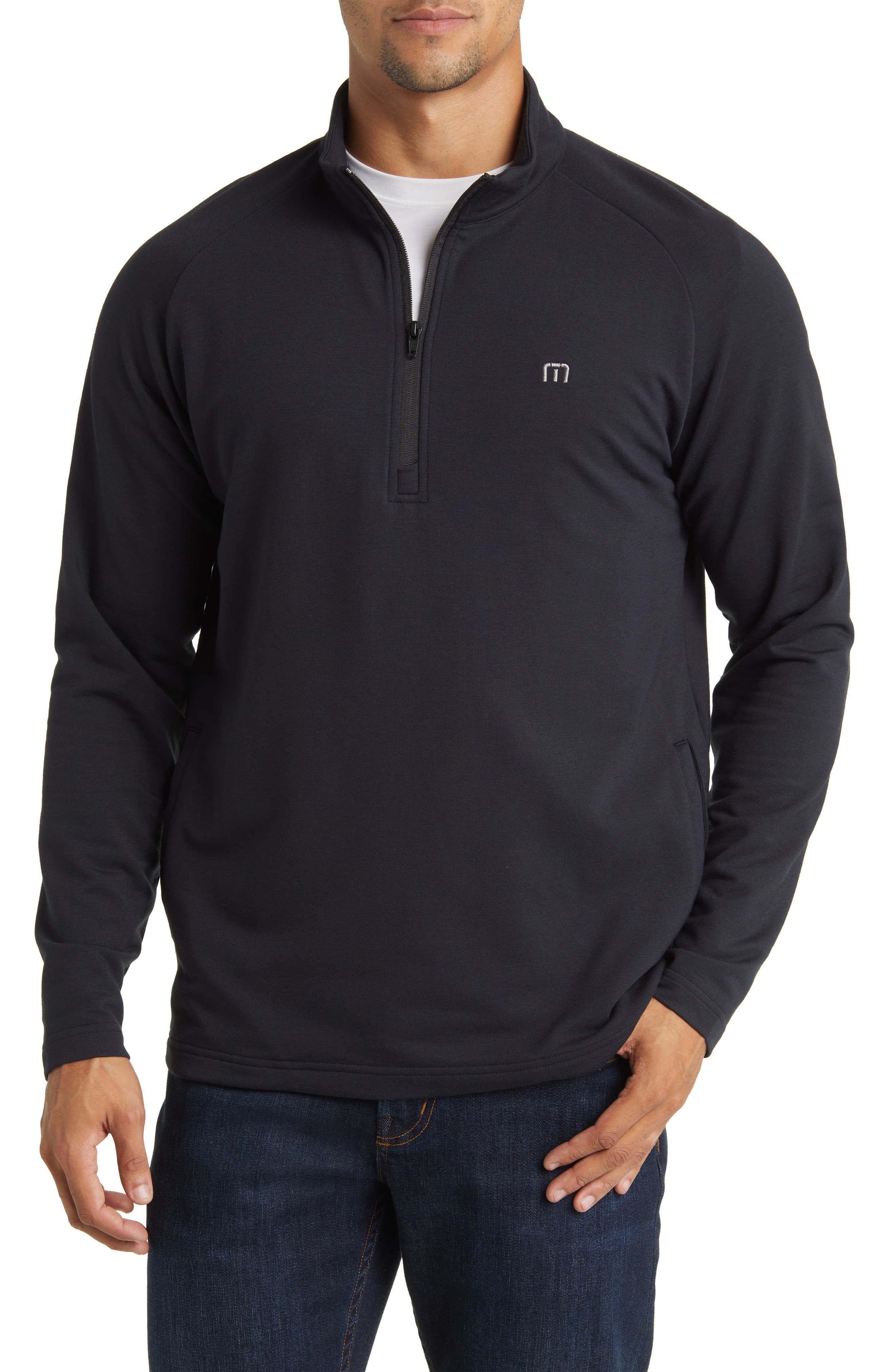 TravisMathew Valiant Quarter Zip Pullover