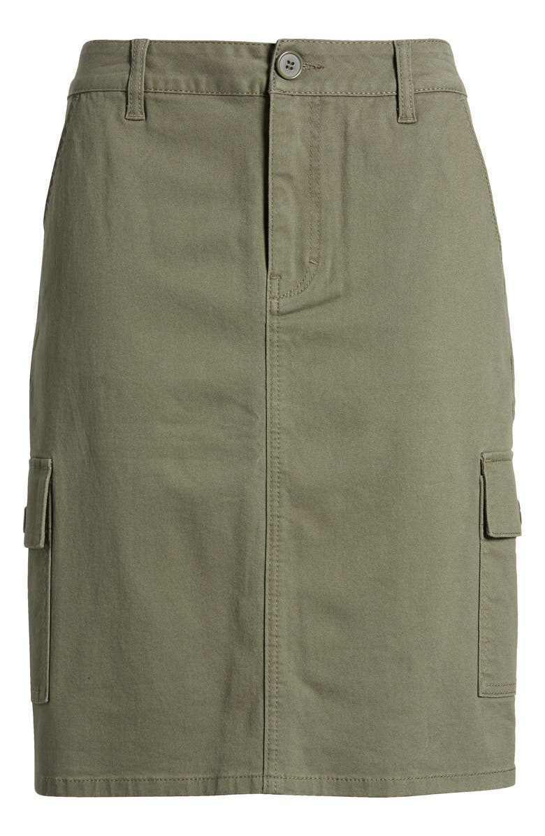 1822 Denim Stretch Twill Cargo Skirt, Main, color, 