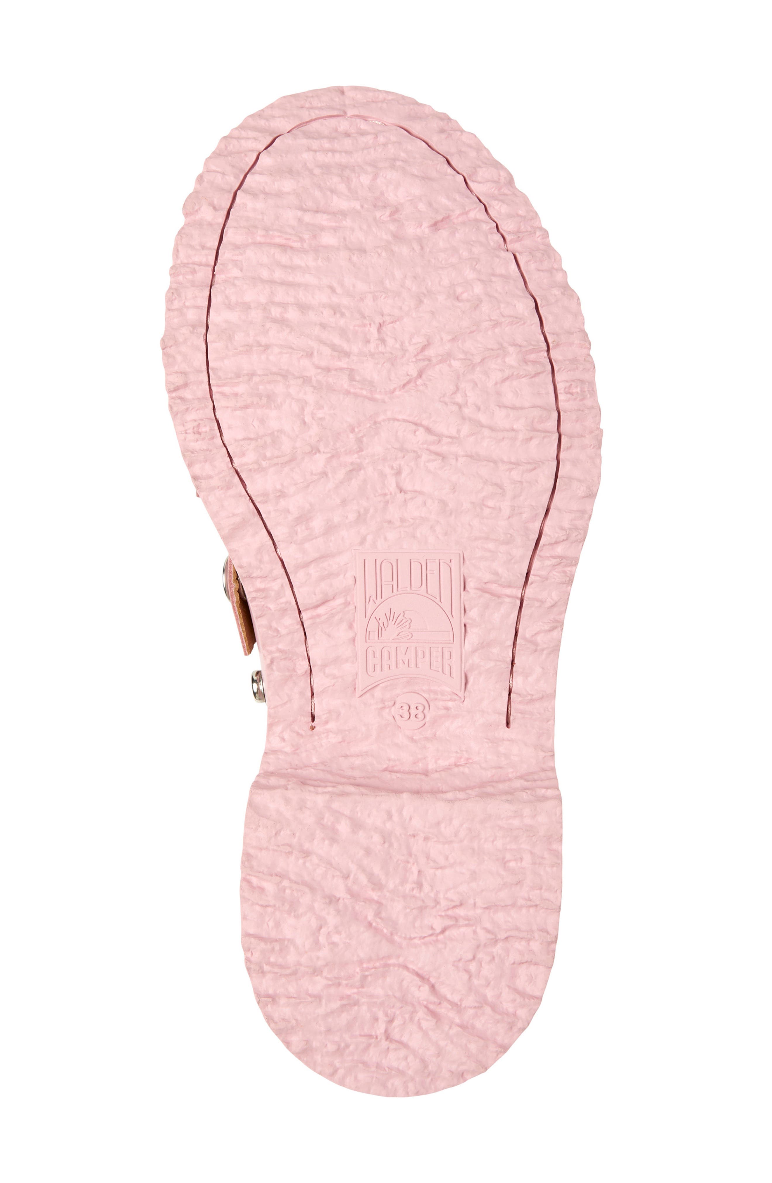 Camper Walden Stud Double Penny Loafer, Alternate, color, Medium Pink