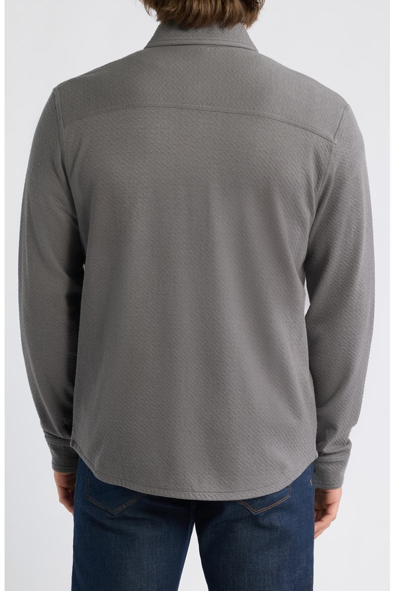 Ridgeline Knit Shirt Jacket, Alternate, color, CHARCOAL