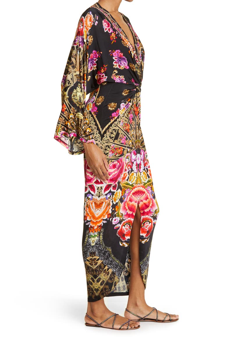 Dance with Duende Floral Print Long Sleeve Maxi Dress, Alternate, color, DANCE WITH DUENDE