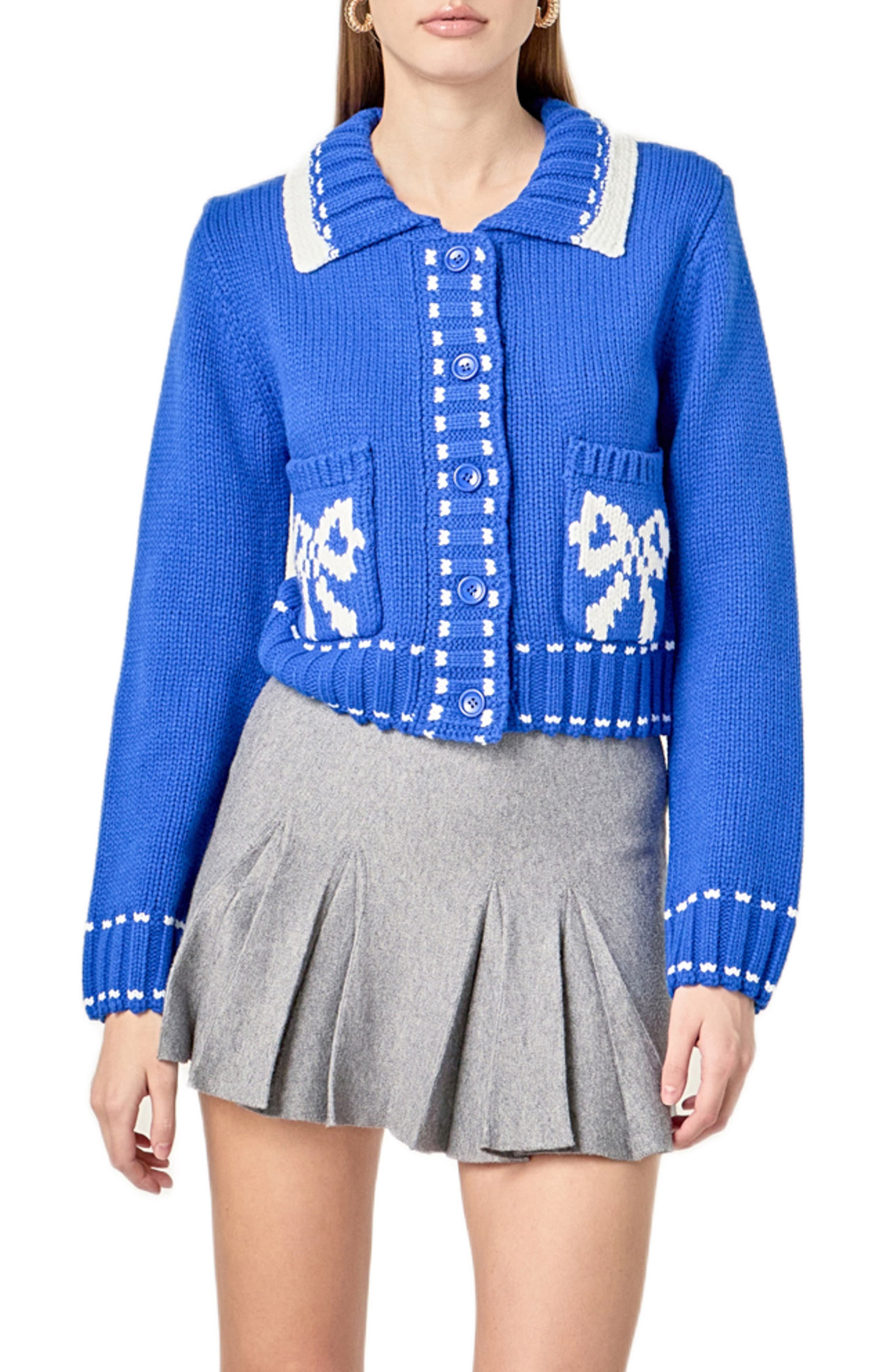 selected BLUE/ WHITE