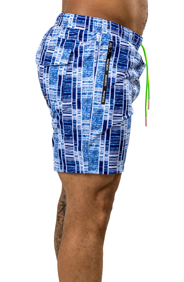 Maceoo Marthyr Swim Trunks, Alternate, color, Blue