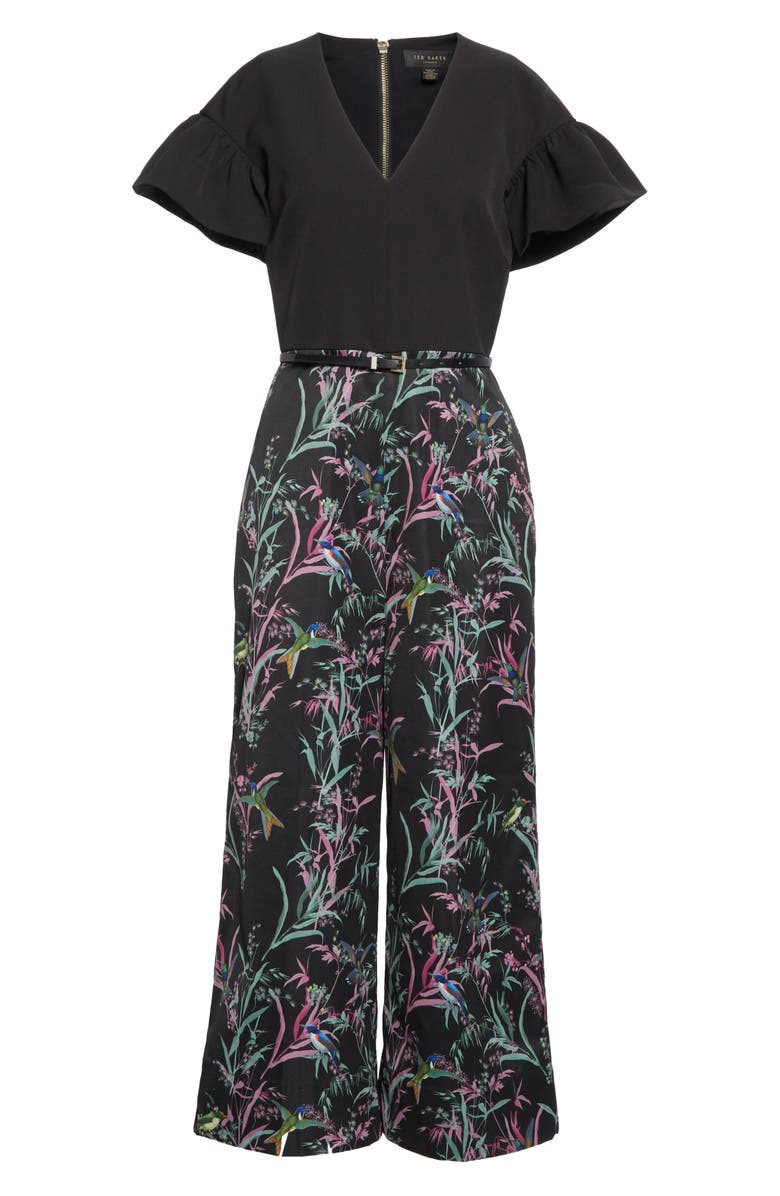 Ted Baker London Darcyy Fortune Culotte Jumpsuit, Alternate, color, 
