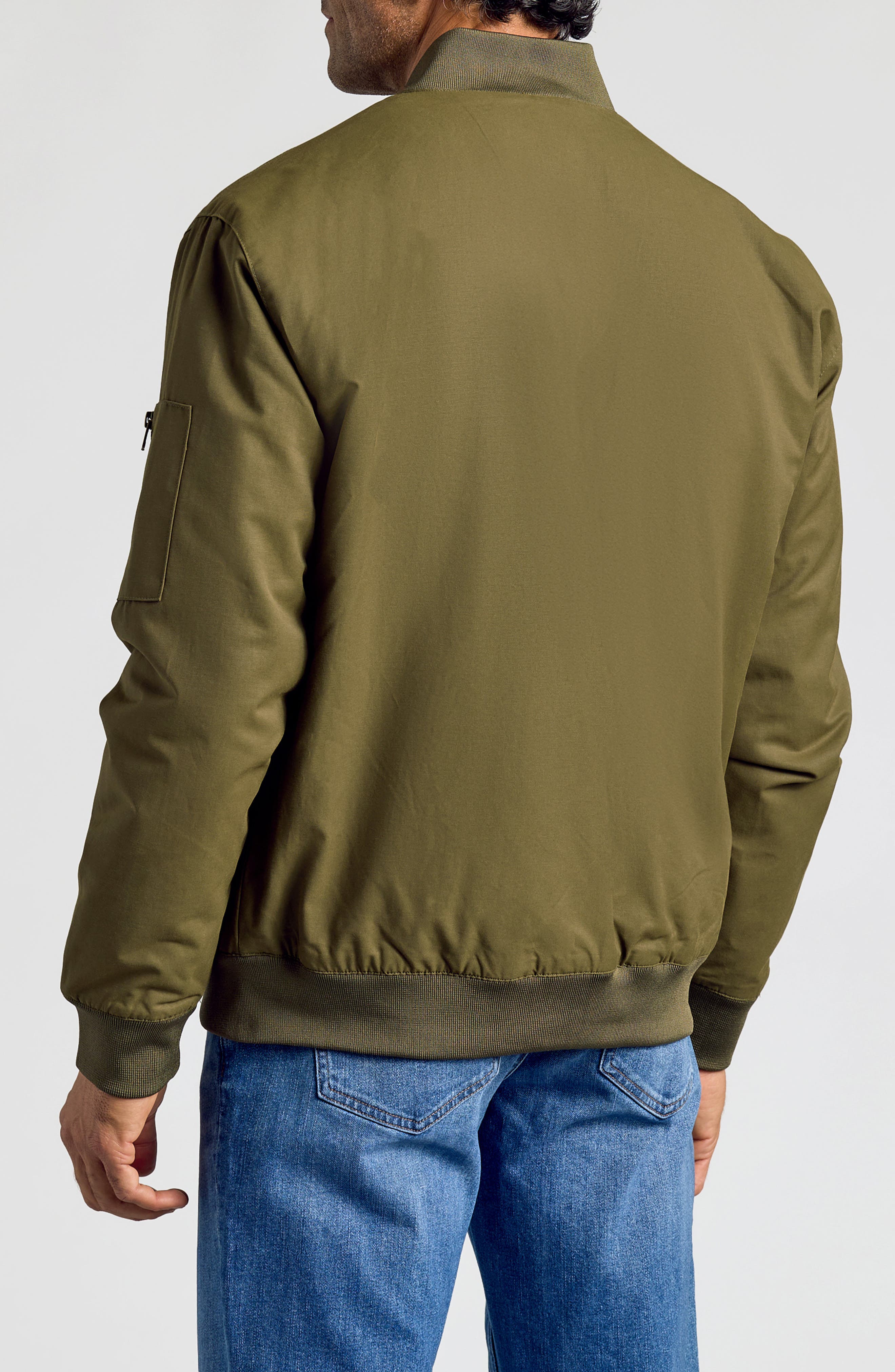 Мужские True Classic Water Resistant Cotton Blend Bomber Jacket — фото 2