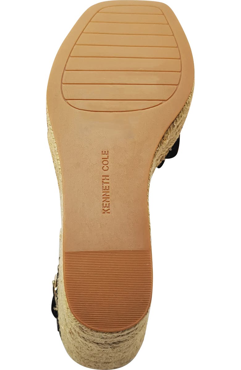 Kenneth Cole Sol Ankle Strap Espadrille Platform Wedge Sandal, Alternate, color,