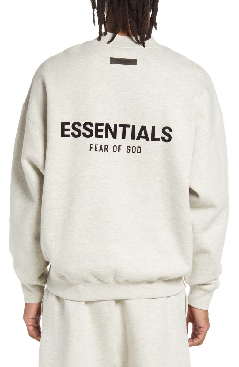 Fear of God Essentials Essentials Cotton Blend Crewneck Sweatshirt, Alternate, color,