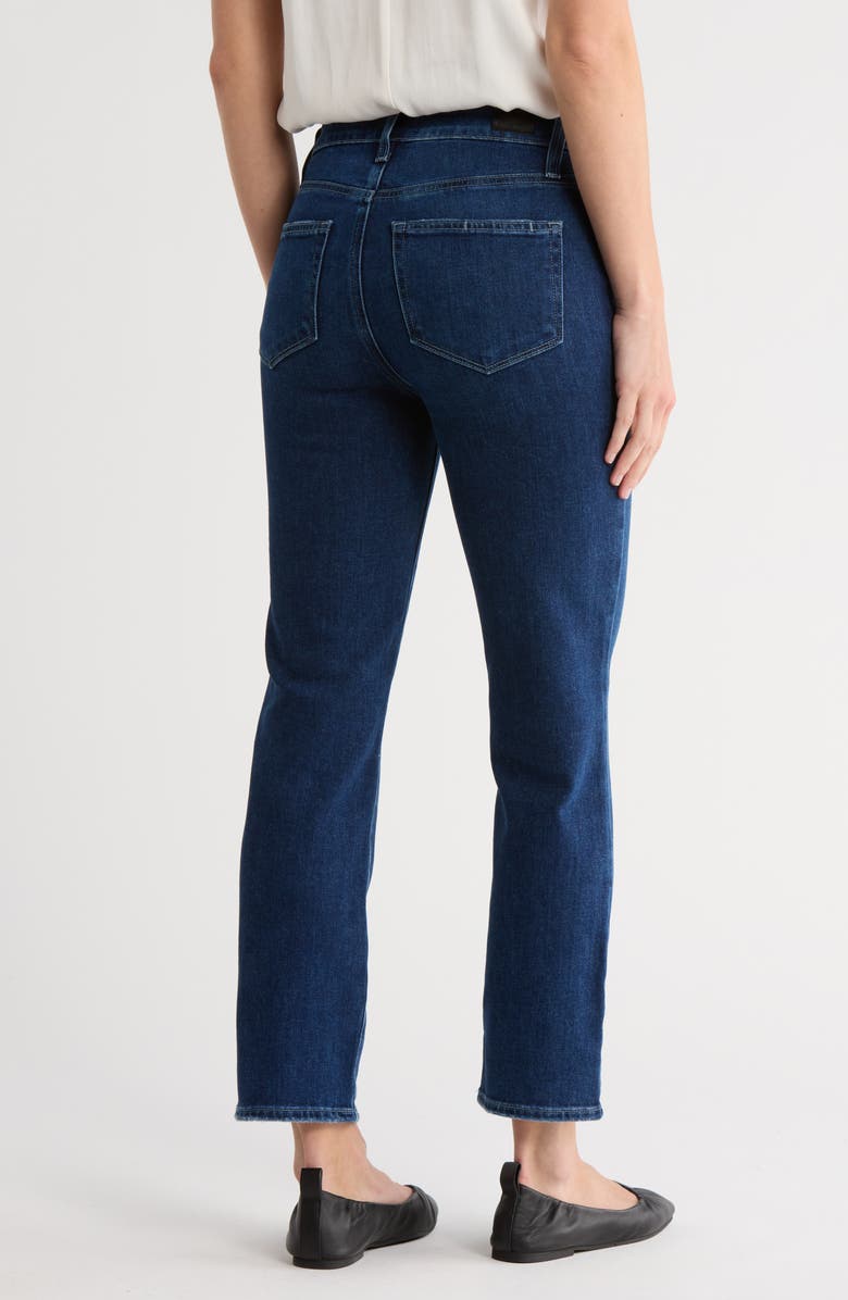 PAIGE Sarah High Waist Ankle Straight Leg Jeans, Alternate, color, Rue
