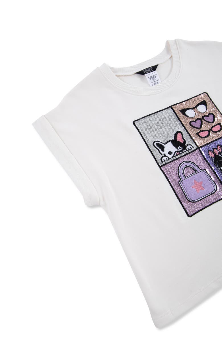 Truce Kids' Pop Art French Terry Top, Alternate, color, 