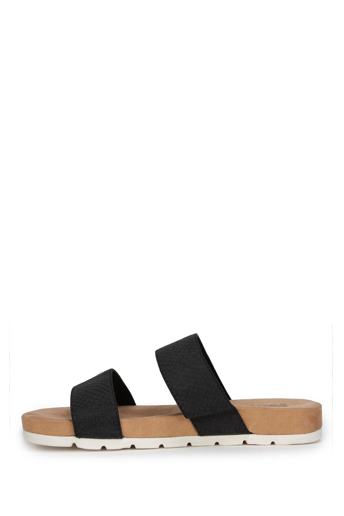 CLIFFS BY WHITE MOUNTAIN Tahlie Slide Sandal, Alternate, color, Black/Es-Print